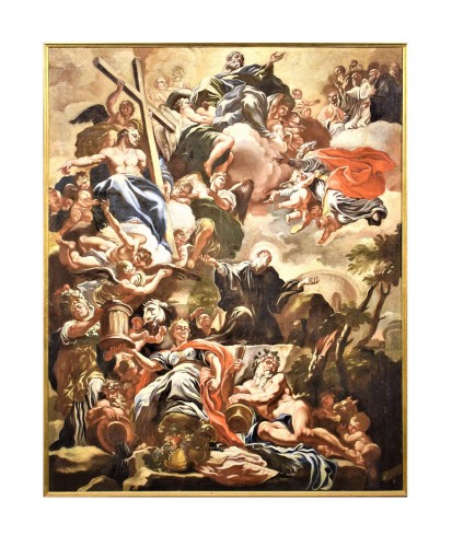 Le triomphe du Christianisme - Francesco Solimena (1657-1747) atelier